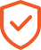 Orange shield icon